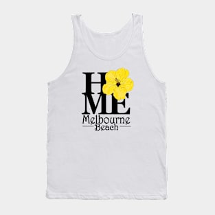 HOME Melbourne Beach Yellow Hibiscus Tank Top